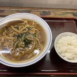 Chuugoku Sankan Ikoma Ken - ルースー麺(半ライスサービス)/900円♪