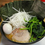 ラーメン 三亀 - 特三亀ラーメン1000円＋白髪ネギ200円