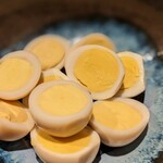 鶉の浅漬！永遠につまんで呑めそう♡