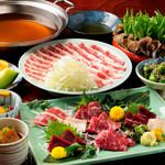 Bashunrou - 【ひだりうまコース】メインのお料理をお選びいただけるおすすめコースでございます。