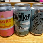 Sanity - Sky Walker IPA 780円,Smoke on the wind 780円,Metal Work 890円