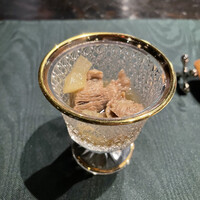 道頓堀 てっぱん豊島家 - 牛肉スープ