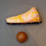 プレゼンテ スギ - 2023.3 鰤大根（シェフの実家で採れた柚子を削って）