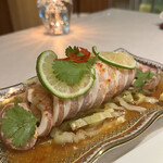 シリ タイ キュイージーヌ - イカのレモン蒸し（リクエストオーダー）