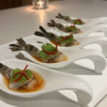 シリ タイ キュイージーヌ - エビのナンプラー漬け