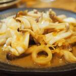 卓 - イカバター炒めそのその２