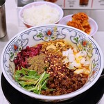 スパイス担担麺専門店 香辛薬麺 - 13スパイスカレー担担セット(1,270円)
(スパイス唐揚げ2個･ダイブ飯セット)