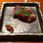 焼鳥 市松 - 河内鴨の山椒焼（あけがらし）