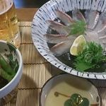 延喜寿し - 珍しい高知の魚やがらの造り昆布〆で美味しいぞん