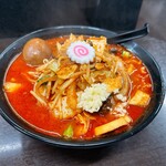 Uma Kara Tammen Arakiya - きのこ大辛シャキシャキ麺＋辛玉子