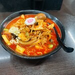 Uma Kara Tammen Arakiya - きのこ大辛シャキシャキ麺＋辛玉子