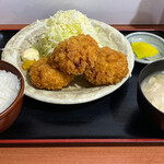 居酒屋大学 - ②手づくりメンチカツ定食