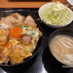 とんかつ 峯 - ロースカツ丼ランチ　1050円