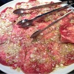 焼肉 まんぷく苑 - ネギ塩タン