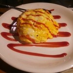 すみやきやきとりSAWAYA - オムライス。勿論280円。決して少なくない盛り方です。