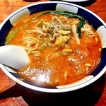 支那麺 はしご - 搾菜だんだん（大辛、麺硬め、柚子増し）←此れが小生ベスト！