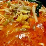 支那麺 はしご - 搾菜と挽肉の炒め物と太肉がWで楽しめるのはこれだけ！