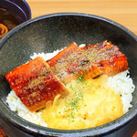 Eel cheese stone grilled rice