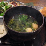 林栄門 - 岩海苔がたっぷり入った味噌汁