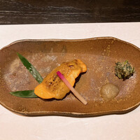 南部曲屋 - 七子八珍会席(サーモン田舎味噌焼き 春菊の胡麻和え)