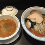 らーめん三極志 - 海老トマトつけ麺