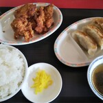 YASU - 餃子・唐揚げ定食