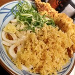 Marugame Seimen - 冷ぶっかけ並＋かしわ天@570円