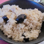 レストランろまんてい - 黒豆御膳　黒豆炊き込みご飯