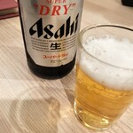 Kazokutei - びんビールしかない。