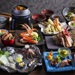 Hakodate Kaisen Ryouri Kaiju - ｺｰｽ料理の一例
