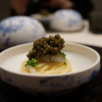 TACUBO - 白エビ＆キャビアの冷製パスタ