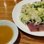 もつ焼き 小江戸 - レバ刺し