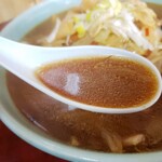 味松食堂 - 味噌ラーメンのスープ