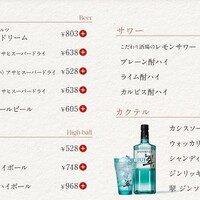  ドリンク各種