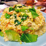 老広東 - コース料理（サケとレタスの炒飯）（２０１３年７月）