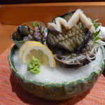 伊な勢 - 2013.07　アワビ　造り