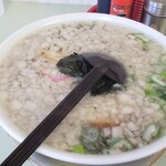 駒場軒 - 醤油チャーシューメンに背脂トッピング