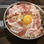 Okonomiyaki Yakisoba Fuugetsu - 焼く前のお好み焼き