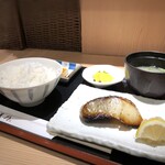 はかた天乃 - ◆銀ダラ味噌定食(1,100円：税込：カード可）・・この時勢ですしお魚が高騰していますから、値上げされたのね。(^◇^;)