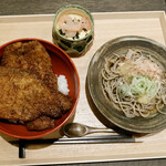 福とほまれ - ソースカツ丼と越前おろし蕎麦膳