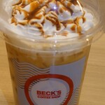BECK'S COFFEE SHOP - キャラメルラテ(レギュラーサイズ)470円