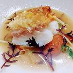 Auberge eaufeu - 甘鯛、発酵白菜