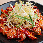韓式腌鱈魚內臟 (炒魷魚)