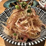 Meigarayakitori Motsunabe Koshitsuizakaya Chidori - みょうがと豆腐のサラダ