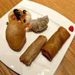 中国料理 「王朝」 ヒルトン東京 - 揚げ点心5種