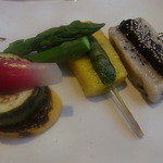 宇豆基野 - 粟と胡麻の生麩田楽