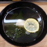 力寿司 - お吸い物