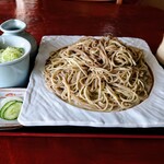 甜蕎屋 源平 - 金剛蕎麦　盛（大）¥1450
            •月輪と粗挽きが半分ずつ混ざった蕎麦
            ・十割月輪蕎麦:粗い粉を十割の細かい粉でつなぐそば
            ・粗挽蕎麦:香りのある黒い田舎蕎麦