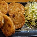 しんばし - レンコンはさみ揚げ。