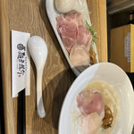 鶏白湯専門店 麺屋 鶏介 - 極盛　鶏白湯そば（￥１２００）